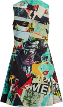 Supasuta x Batman Torn Collage Skater Dress - XS