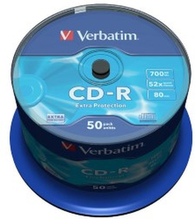 Verbatim CD-R-plater 50-pk.