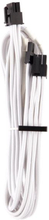 Corsair Premium Individually Sleeved PCIe cable, Type 4 (Generation 4), WHITE