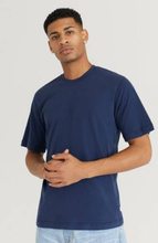 Resteröds T-shirt Mid Sleeve Tee Organic Cotton Blå