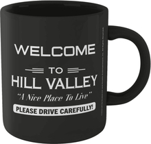 Back To The Future Welcome To Hill Valley Mug - Black