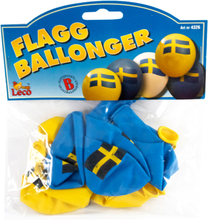 Flaggballonger - 6-pack