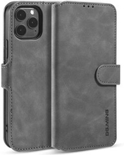 DG.MING Retro stil læder tegnebog Stand etui til iPhone 12 Pro Max
