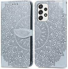 For Samsung Galaxy A32 5G/M32 5G Wallet Phone Case Imprinted Dream Wings Pattern TPU+PU Leather Flip