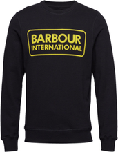 B.intl Large Logo Swea Designers Sweatshirts & Hoodies Sweatshirts Black Barbour