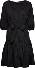 Women Dresses Light Woven Mini Knälång Klänning Black Esprit Collection