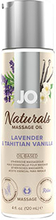 System JO - Naturals Massage Oil Lavender & Tahitian Vanilla 120