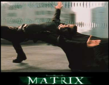 Matrix Bullet Time Men's T-Shirt - Black - XS