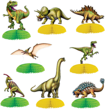 Dinosaurier Mini Bordsdekorationer - 8-pack