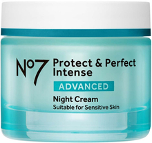 No7 Protect & Perfect Intense Advanced Night Cream for Fine Lines, Radiance Night Cream for Fine Lines and Energised Skin - 50 ml
