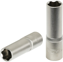 KS Tools 911.1433, Sokkel, 1/4", 1 huvud(er), 13 mm, Krom-vanadium-stål, DIN 3120, ISO 1174, DIN 3124, ISO 2725