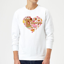 Scooby Doo Snacks Are My Valentine Sweatshirt - White - M
