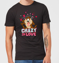 Looney Tunes Crazy In Love Taz Men's T-Shirt - Black - S