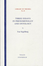 Three Essays In Phenomenology And Ontology