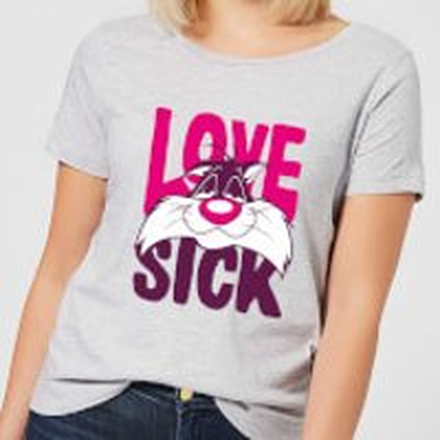 Looney Tunes Love Sick Sylvester Women's T-Shirt - Grey - XL - Grey
