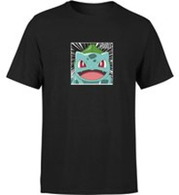 Pokémon Pokédex Bulbasaur #0001 Men's T-Shirt - Black - L