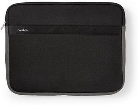 Nedis Notebook Väska | 13-14 "" | Neopren | Antracit / Svart | 20 mm | 270 mm | 335 mm