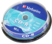 VERBATIM CD-R 52x 700MB 10-pack Spindel