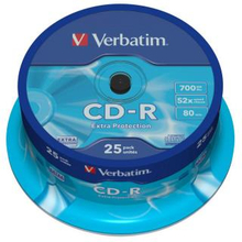 VERBATIM CD-R 52x 700MB 25-pack Spindel