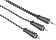 HAMA Kabel Audio 3.5mm-2xRCA Svart 5m