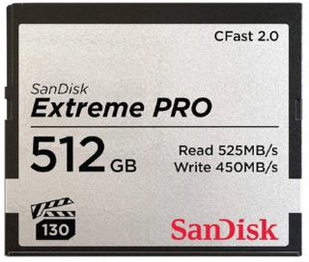 SANDISK Cfast 2.0 Extreme Pro 512GB 525MB/s VPG130