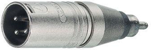 Neutrik XLR Adapter XLR 3p hane - RCA hane Silver