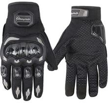 RIDING TRIBE MCS-21 One Pair Cycling Gloves Mountain Bike Gloves with Hard Shell Outdoor Full Finger
