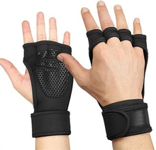 KYNCILOR A0051 One Pair Exercise Gloves Half Finger Workout Gloves Anti-slip Silicone Padding Palm f