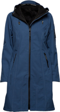 Functional Raincoat Outerwear Rainwear Rain Coats Blå Ilse Jacobsen*Betinget Tilbud