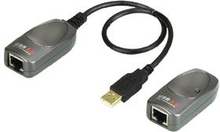 Aten USB 2.0-kabel USB A hane - USB A hona 60 m Svart