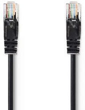 Nedis Cat 5e kabel | U/UTP | RJ45 hane | RJ45 hane | 1.00 m | Rund | PVC | Svart | Kuvert