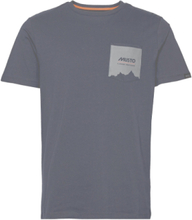 Lr Musto Pocket Tee Sport T-shirts Short-sleeved Blue Musto