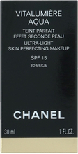 Chanel Vitalumiere Aqua Ultra Light Skin Perfecting Make Up SPF 15 -22 Beige Rose 30ml Foundation