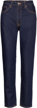 Breezy Britt Bottoms Jeans Straight-regular Blue Nudie Jeans