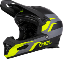 Oneal Fury Stage Hjelm Black/Neon Yellow, Str. M