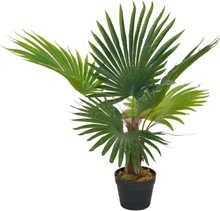 vidaXL Kunstig palme med potte grønn 70 cm