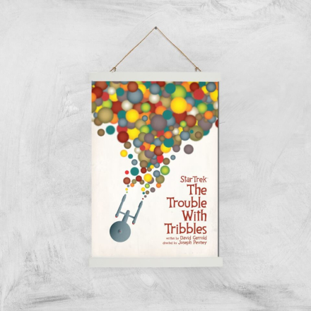The Trouble With Tribbles Giclee - A3 - White Hanger