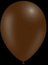 50 stuks - Feestballonnen bruin 28 cm pastel professionele kwaliteit