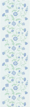 Ekelund - Blom bordløper 35x120 cm blå