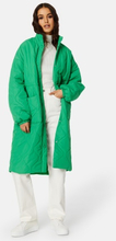 Happy Holly Alma Quilted Coat Green 32/34