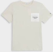 Calvin Klein T-shirt Solar Mix Media T-Shirt Beige