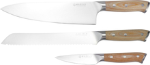 Mareld Knivsett med 3 kniver i europeisk tradisjon