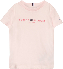U Essential Tee S/S T-shirts Short-sleeved Rosa Tommy Hilfiger*Betinget Tilbud