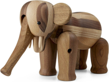 Elefant Reworked Jubilæum Stor Mix Træ Home Decoration Decorative Accessories-details Wooden Figures Kay Bojesen