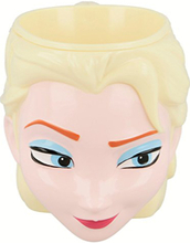 Licensierad Elsa 3D Kopp i Plast