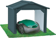 Garage / Skydd till robotgräsklippare - Stängd bak