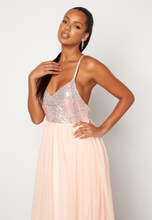 Bubbleroom Occasion Daphne Sequin Gown Rose gold 36