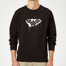 Justice League Graffiti Wonder Woman Sweatshirt - Black - S