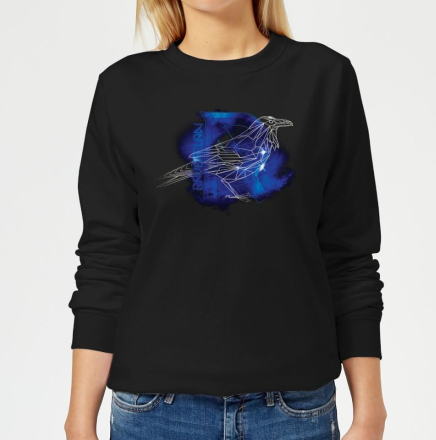 Harry Potter Ravenclaw Geometric Women's Sweatshirt - Black - XL