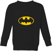 Justice League Batman Logo Kids' Sweatshirt - Black - 3-4 Years